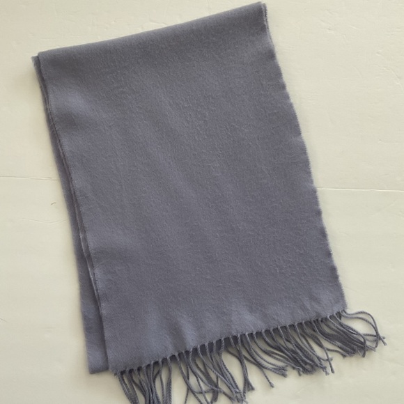 Unbranded Womens Cashmere Rectangle Scarf Fringe Trim - Picture 7 of 10